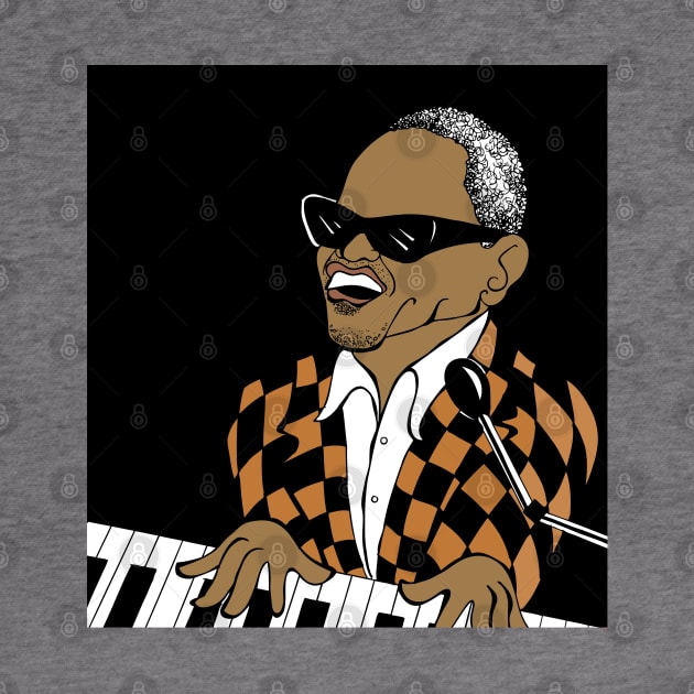 RAY CHARLES FAN ART by cartoonistguy